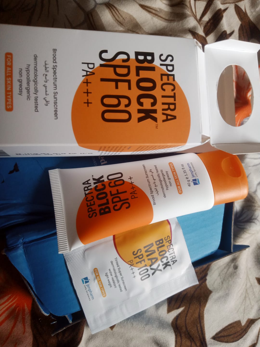 Customer photo review of Spectra Block SPF60