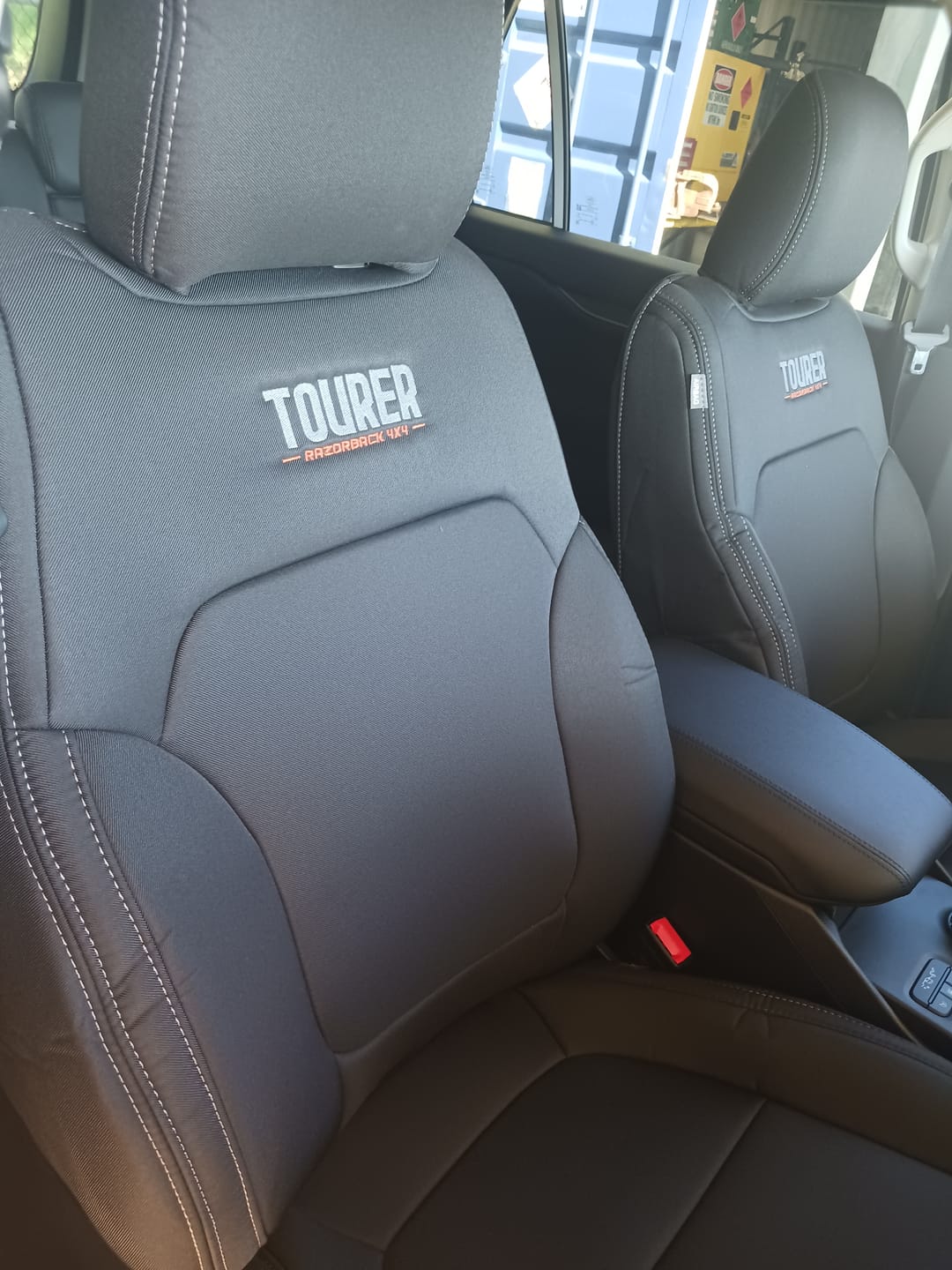 Customer photo review of Ford Next-Gen Everest UB - Trend & Tremor - GP9 Tourer 2x Front Seat Covers (Made to Order)