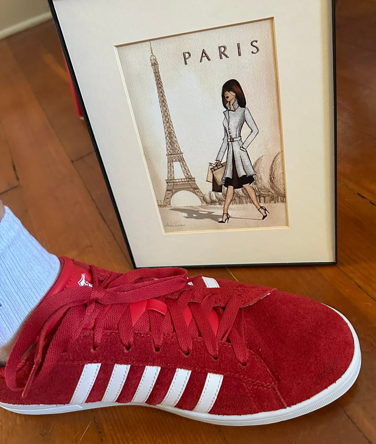 Customer photo review of 09492-682-M | COURT TIEBREAK II SDE | MARS RED/WHITE
