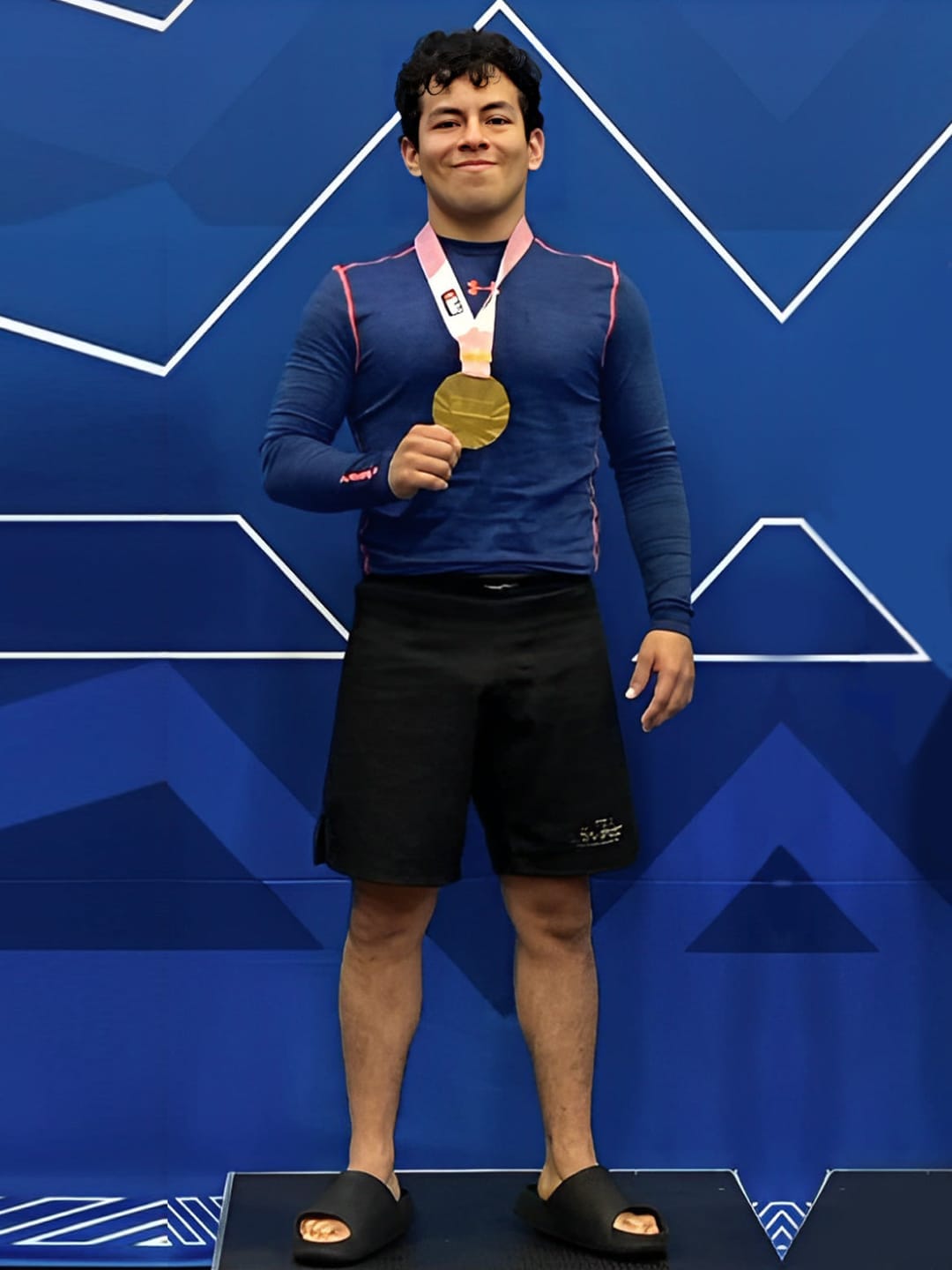Customer photo review of Black Jack Black No Gi Mens BJJ Shorts