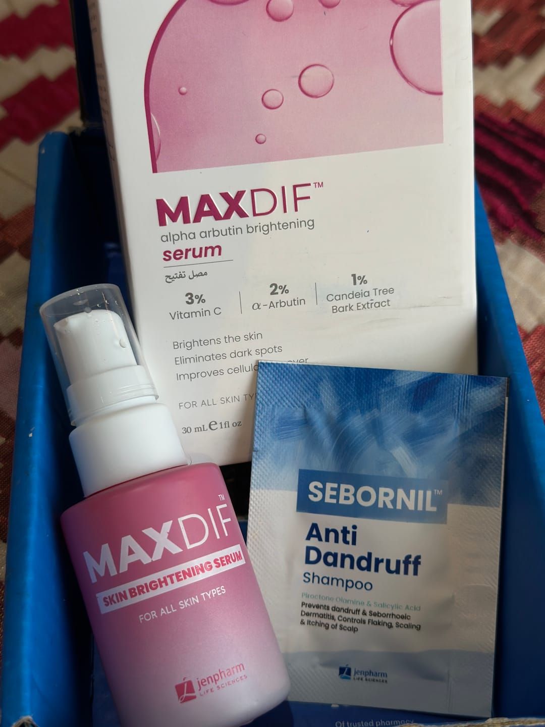 Customer photo review of Maxdif Brightening Serum