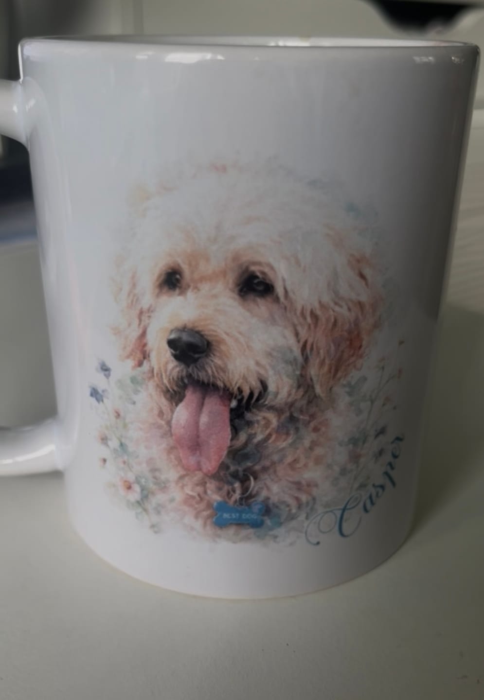 Customer photo review of Watercolour - Personalised Mug