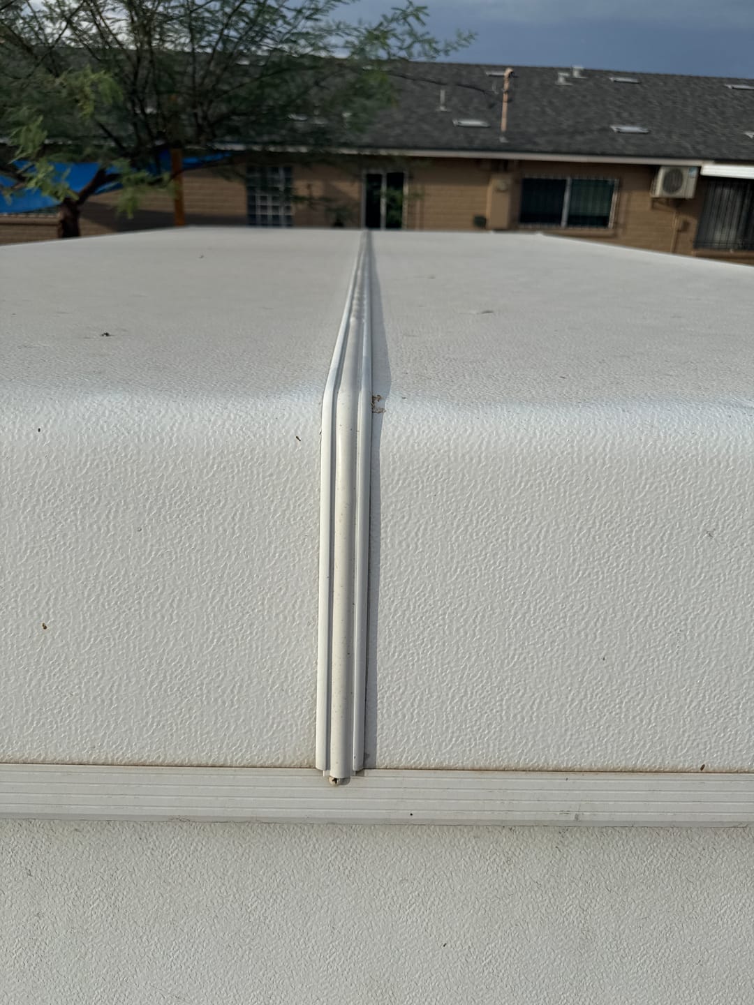 Customer photo review of Flexible White Vinyl Insert 25'