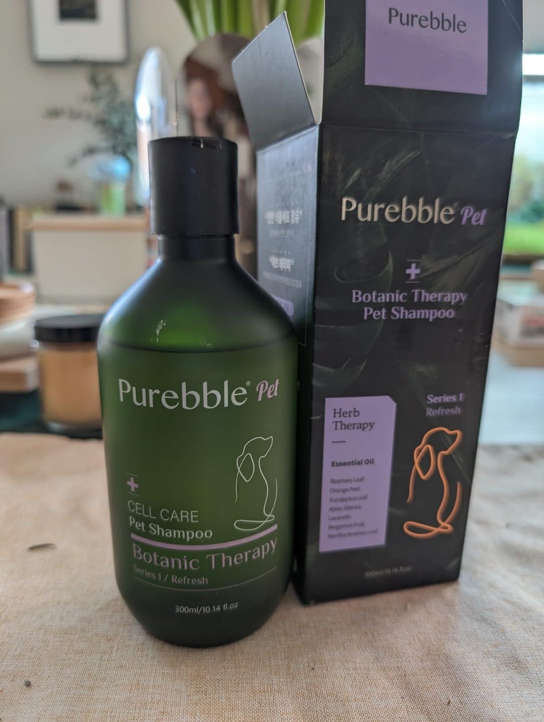 Customer photo review of Refresh Pet Botanic Therapy Shampoo