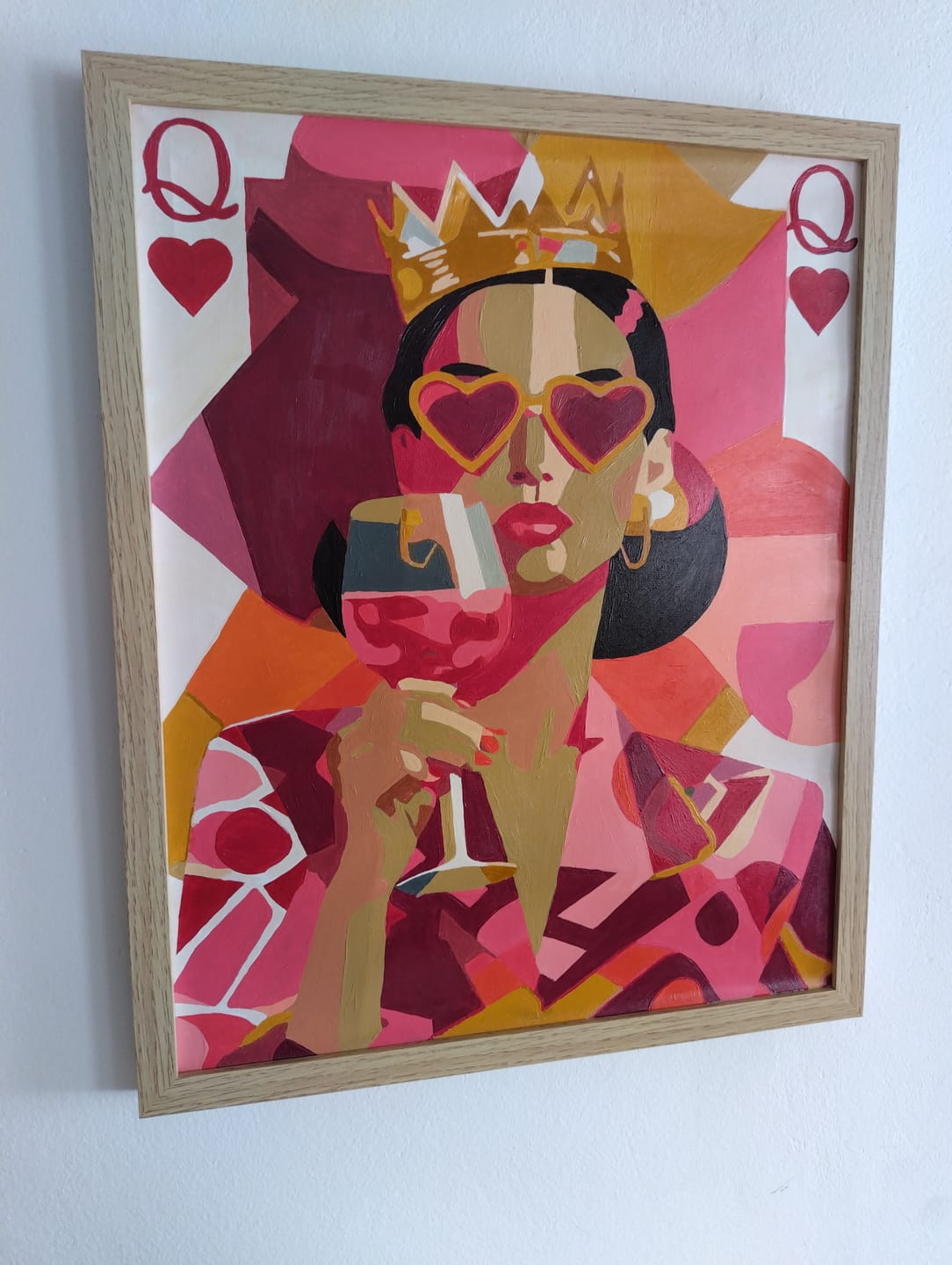 Customer photo review of The queen | Paint by Number
