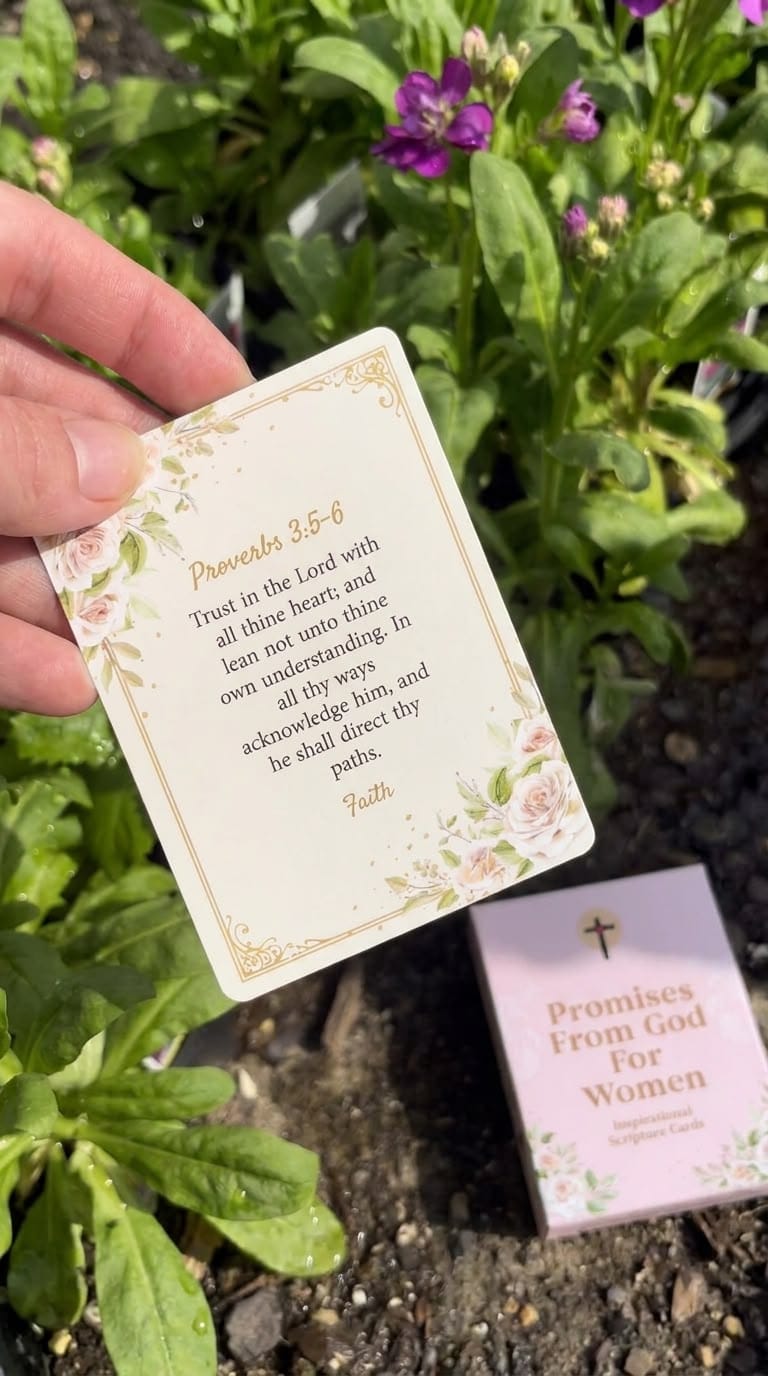 Customer photo review of Promises From God for Women, Inspirational Scripture Cards (Boxes of Blessings)