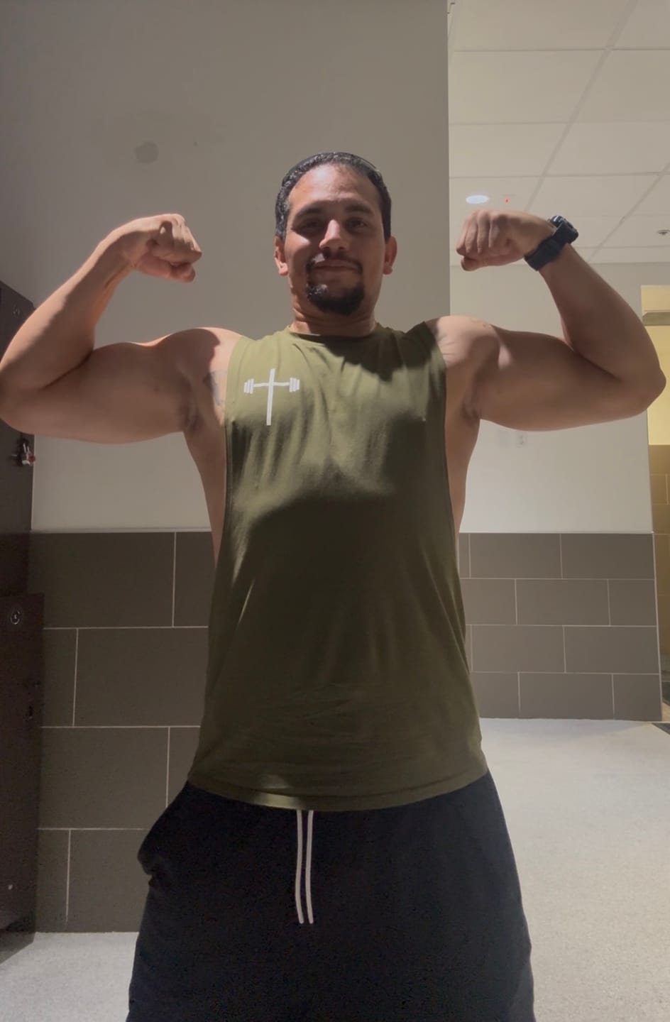 Customer photo review of Scripture Premium Sleeveless Tank