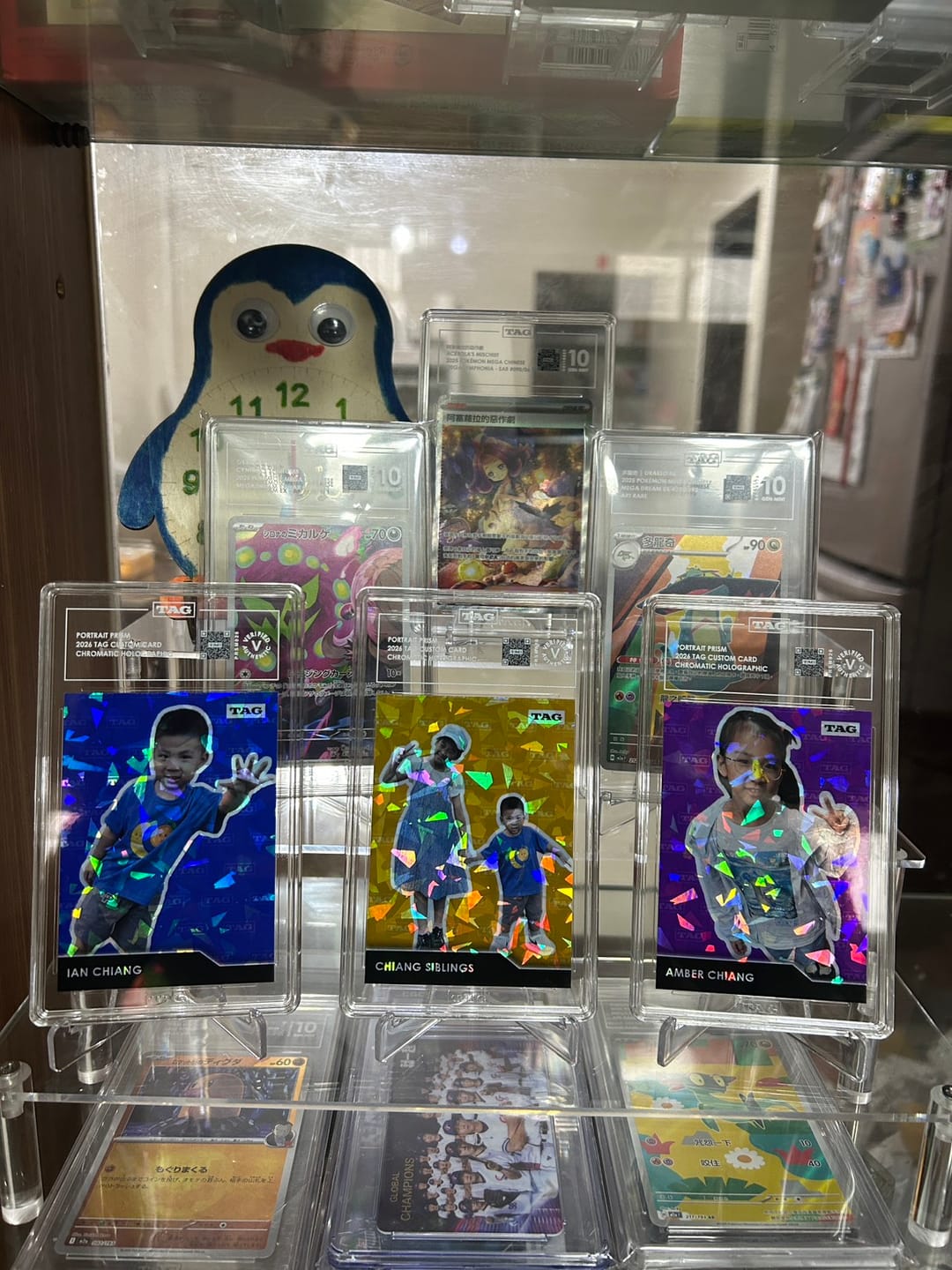 Customer photo review of TAG Custom Card | Portrait Prism / Mystery Holographic
