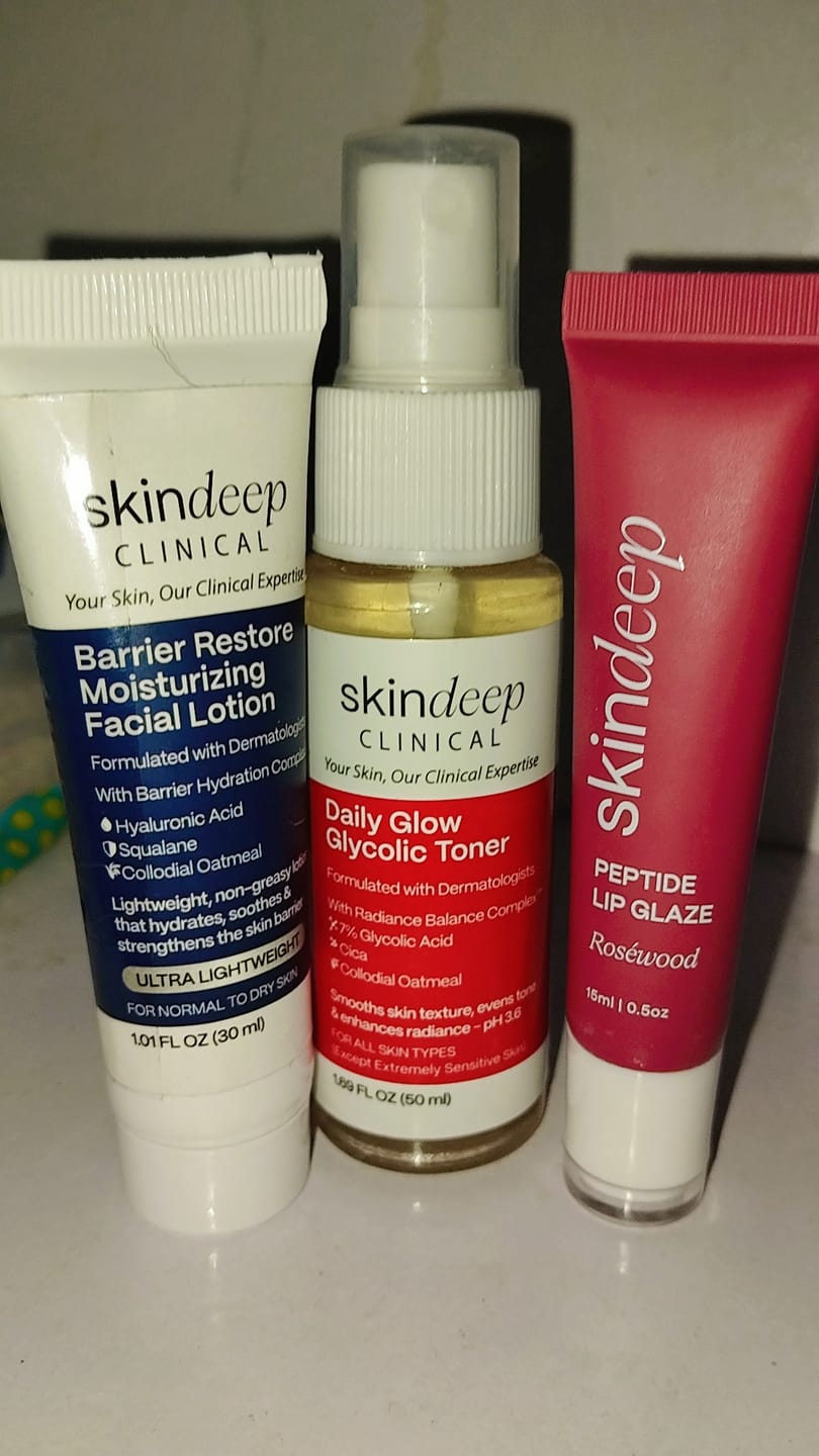 Customer photo review of Barrier Restore Moisturizing Facial Lotion
