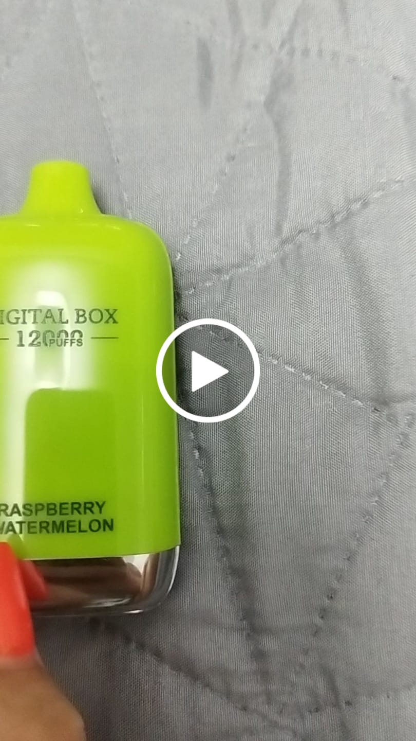 Customer video review of RandM Vape Digital Box 12000- Raspberry Watermelon