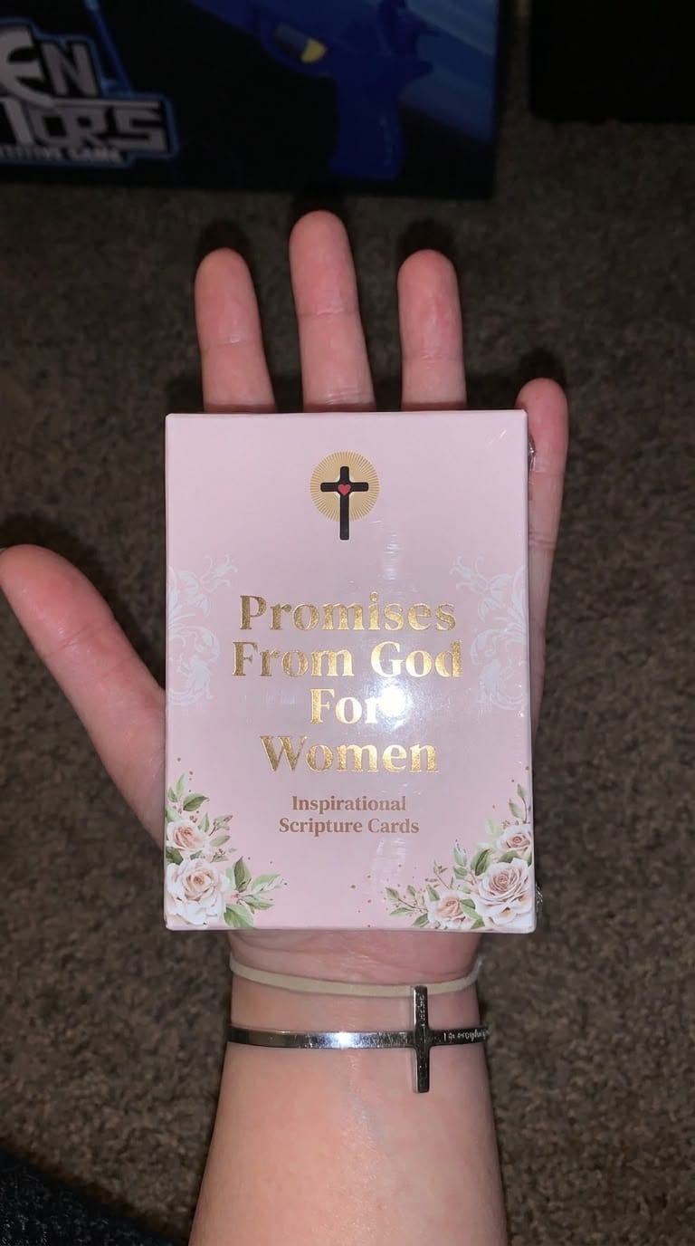 Customer photo review of Promises From God for Women, Inspirational Scripture Cards (Boxes of Blessings)