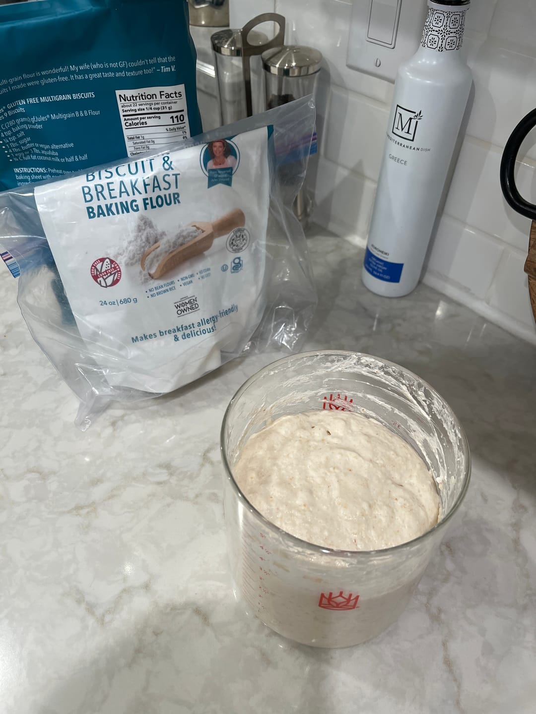 Customer photo review of gfJules Gluten Free Corn-Free Multigrain Biscuit & Breakfast Baking Flour