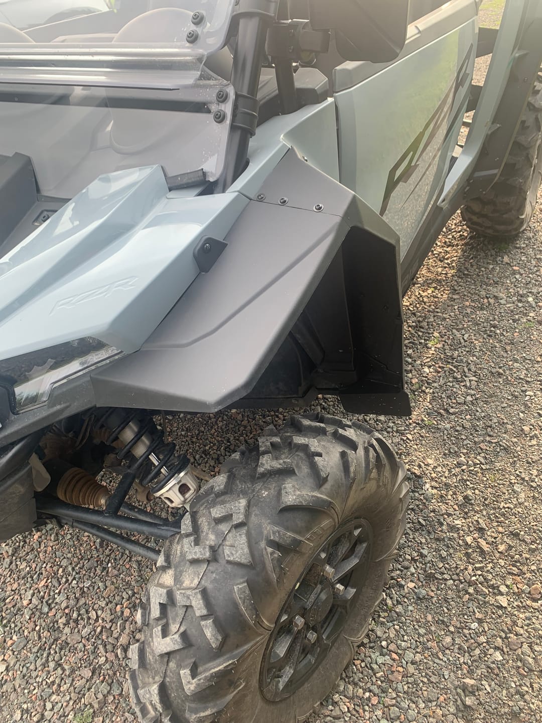 Customer photo review of Fender Flares 8.5" Extended Mud Flaps for 2024/2025+ Polaris RZR XP 4 1000 (4PCS)