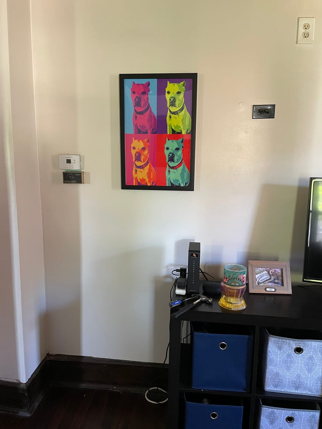 Customer photo review of Color Squares - Personalized Poster