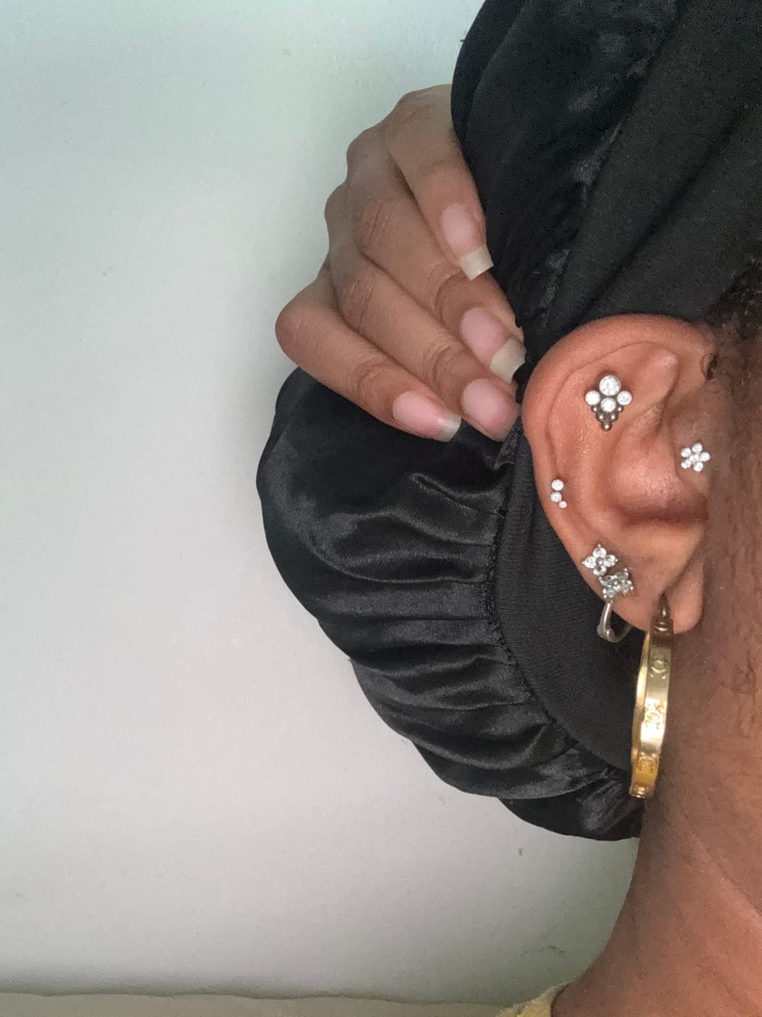 Customer photo review of Flower Piercing | Titan