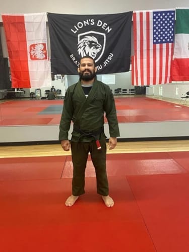 Customer photo review of Core Military Green Brazilian Jiu Jitsu Mens BJJ Gi