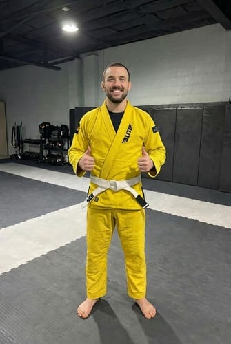Customer photo review of Core Yellow Brazilian Jiu Jitsu Mens BJJ Gi