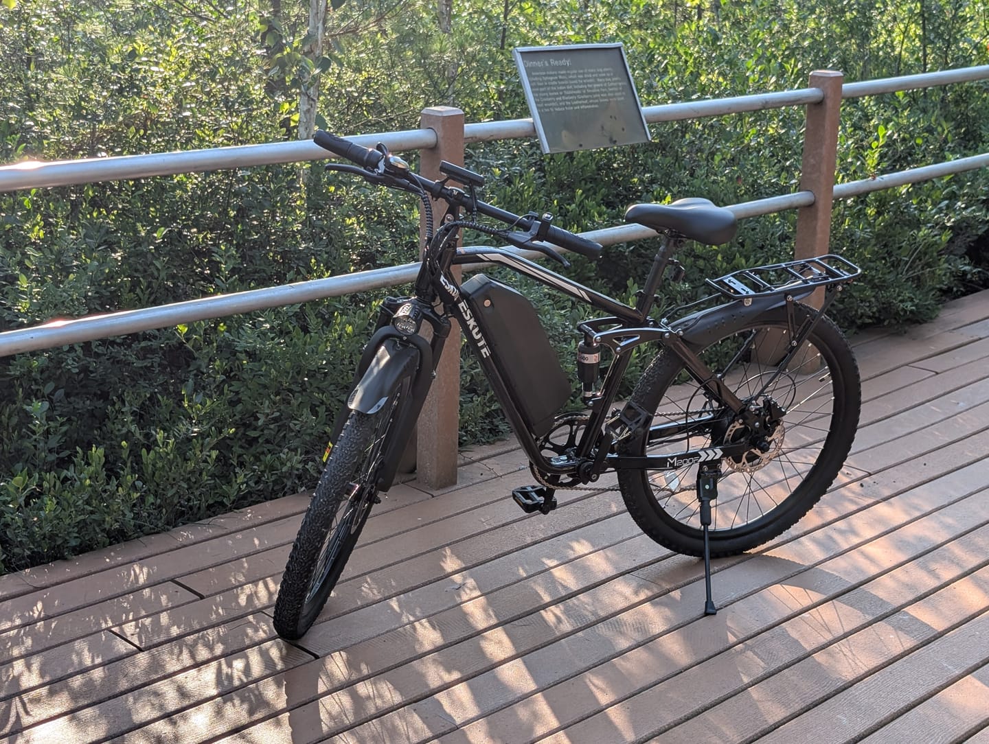 Customer photo review of Eskute® M200F 27.5" Full Suspension Electric Bike
