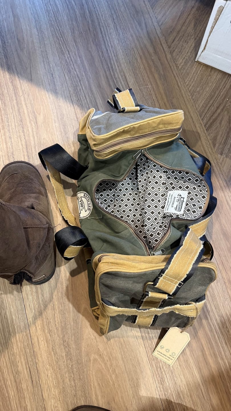 Customer photo review of Globetrotter Duffle Bag