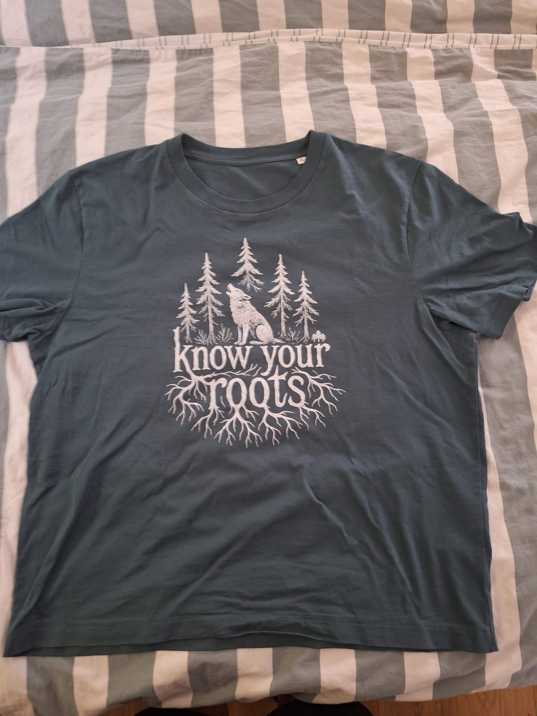 Customer photo review of Wolf Roots - Bio Herren Shirt