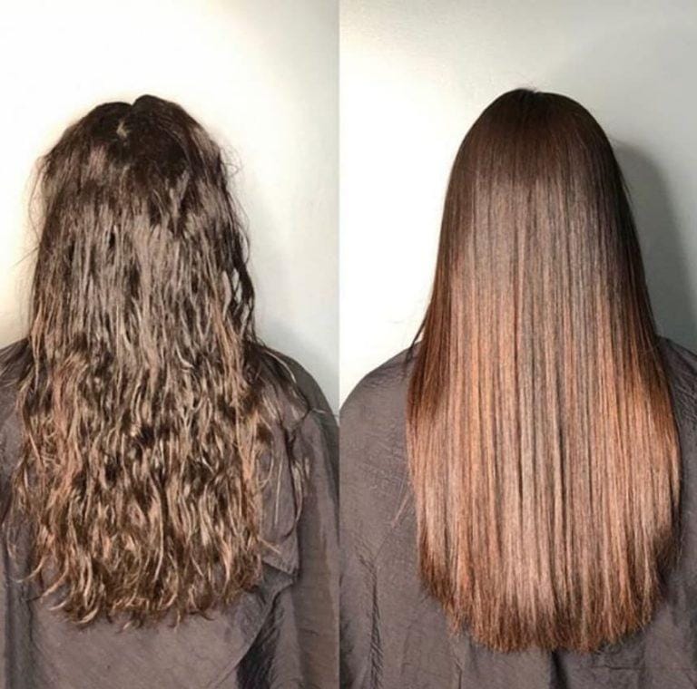 Customer photo review of Tanino Haarglättung Lana Brasiles Forest