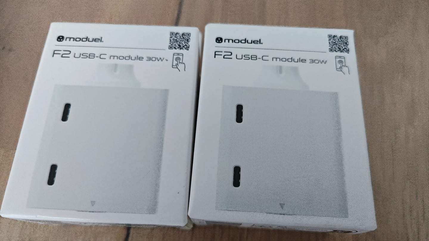 Customer photo review of F2 USB-C Module 30W PD - Fast and Efficient Charging