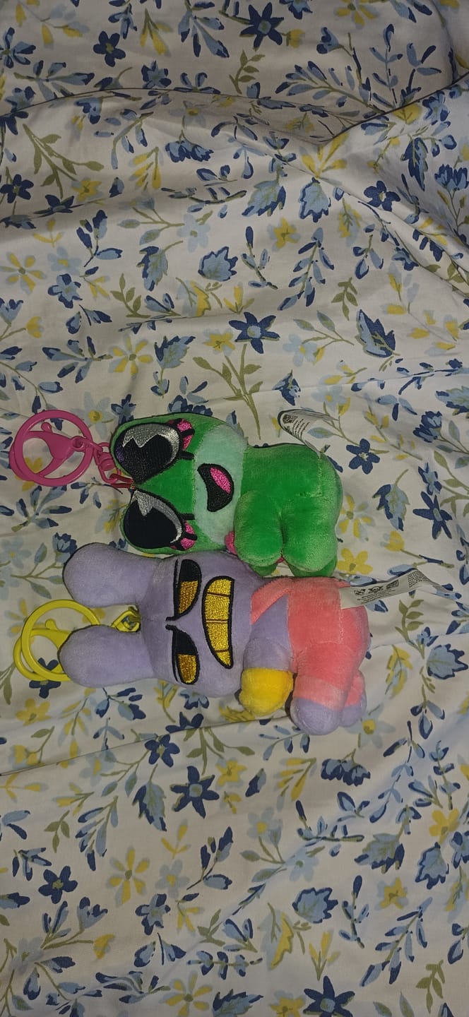 Customer photo review of Jax & Ribbit Magnetic Plush Keychains