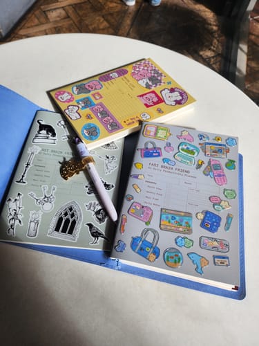 Customer photo review of Refillable Folio in Periwinkle Blue