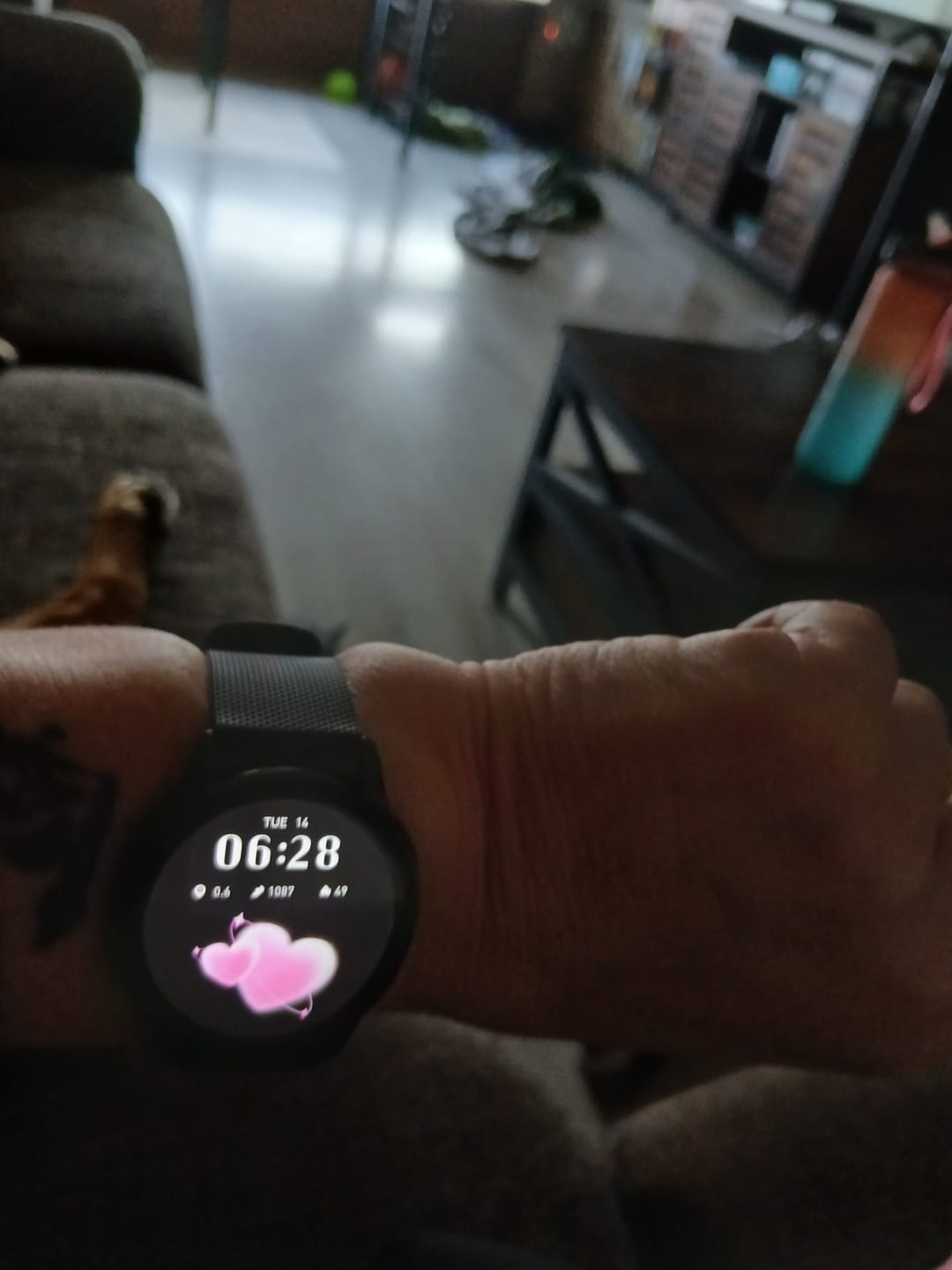 Customer photo review of Siltcon® Auréa Smartwatch Dames Zwart