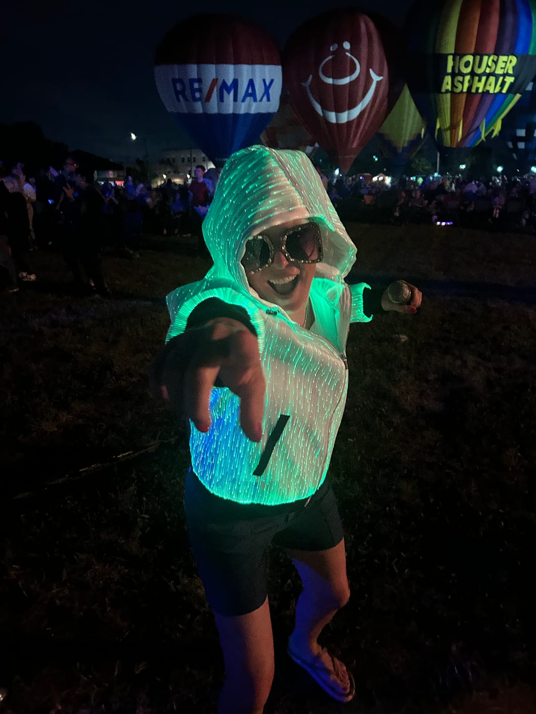 Customer photo review of Light Up Rave Long-sleeved Hoodie