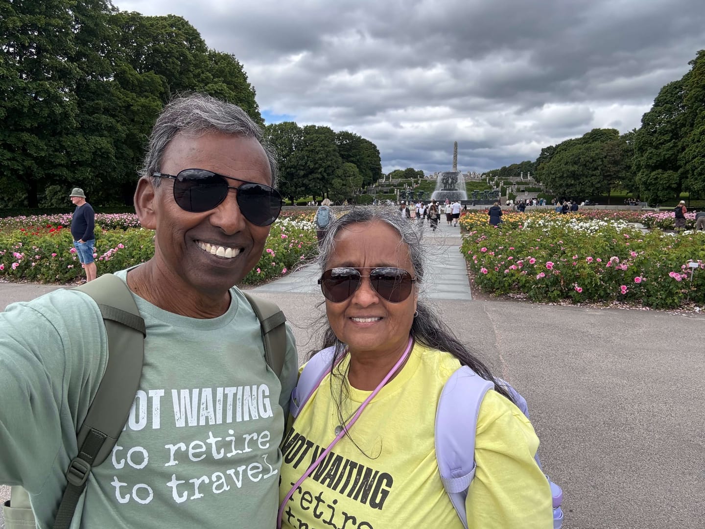 Customer photo review of Not Waiting T-shirt