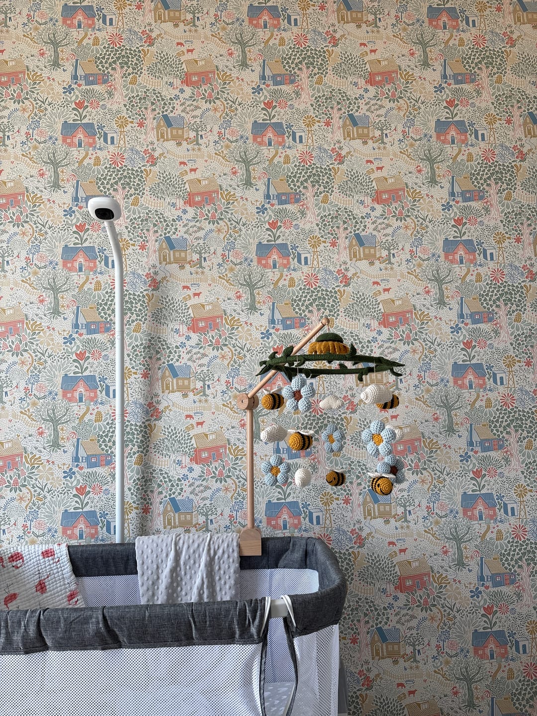 Customer photo review of Little Woodland Village Wallpaper