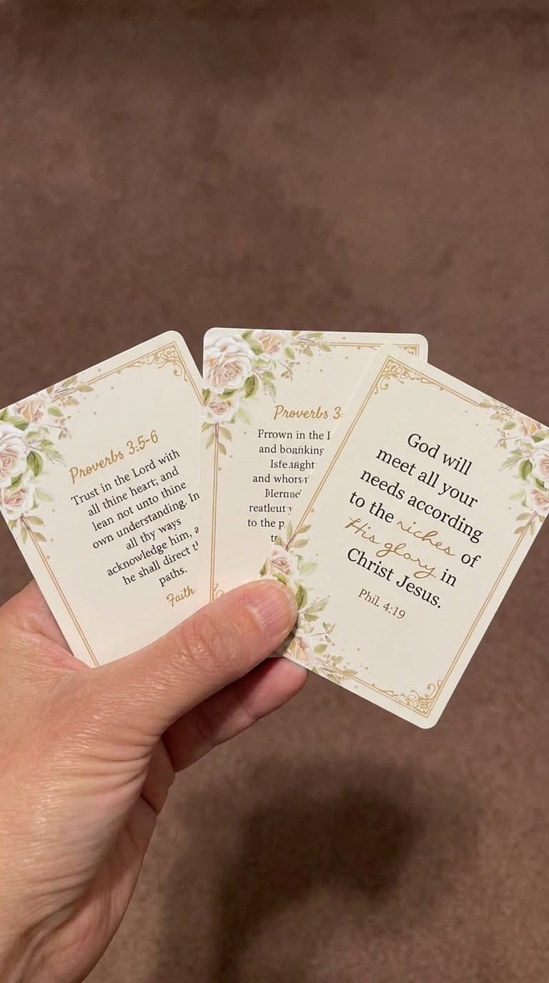 Customer photo review of Promises From God for Women, Inspirational Scripture Cards (Boxes of Blessings)