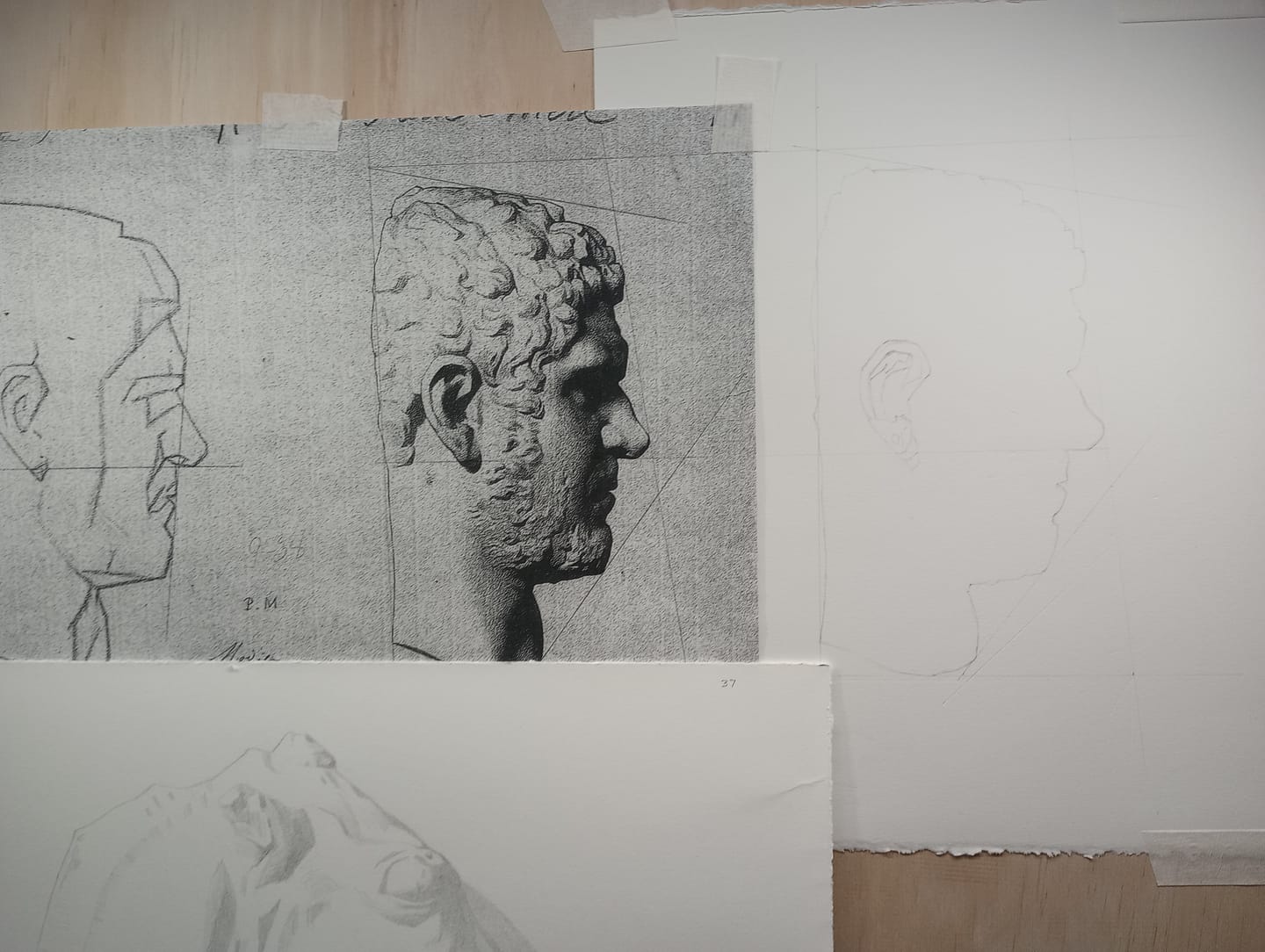 Customer photo review of Bargue Plate 1, 38. Caracalla