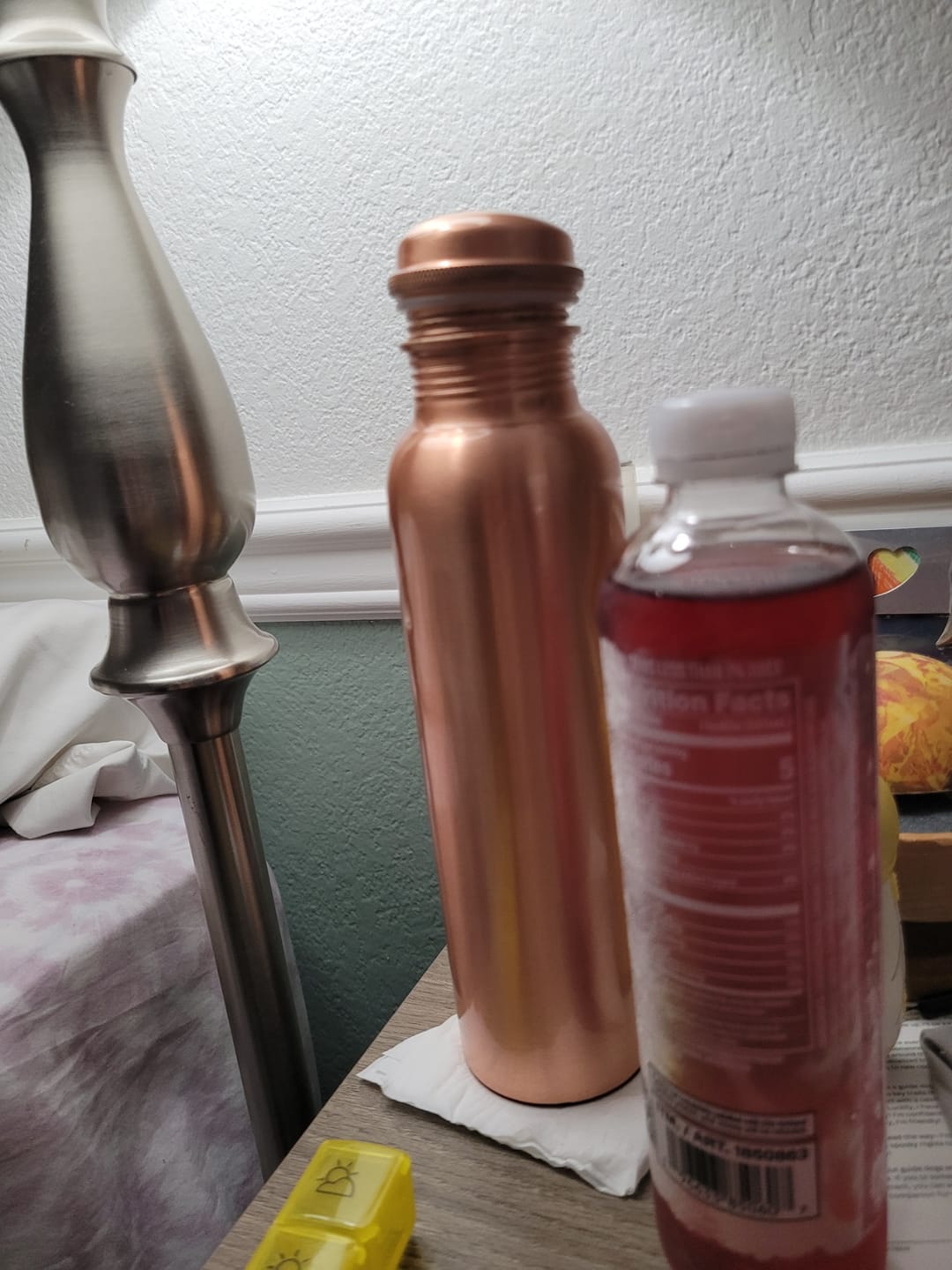 Customer photo review of Special Edition Plain Copper Water Bottle | Smooth Matte Finish for Pure Hydration