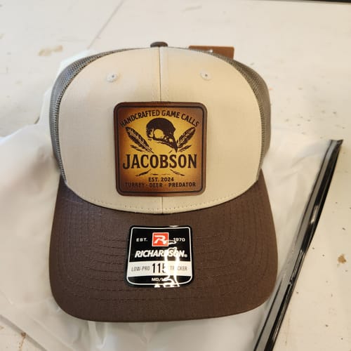 Customer photo review of Richardson 112 Custom Leather Patch Hats