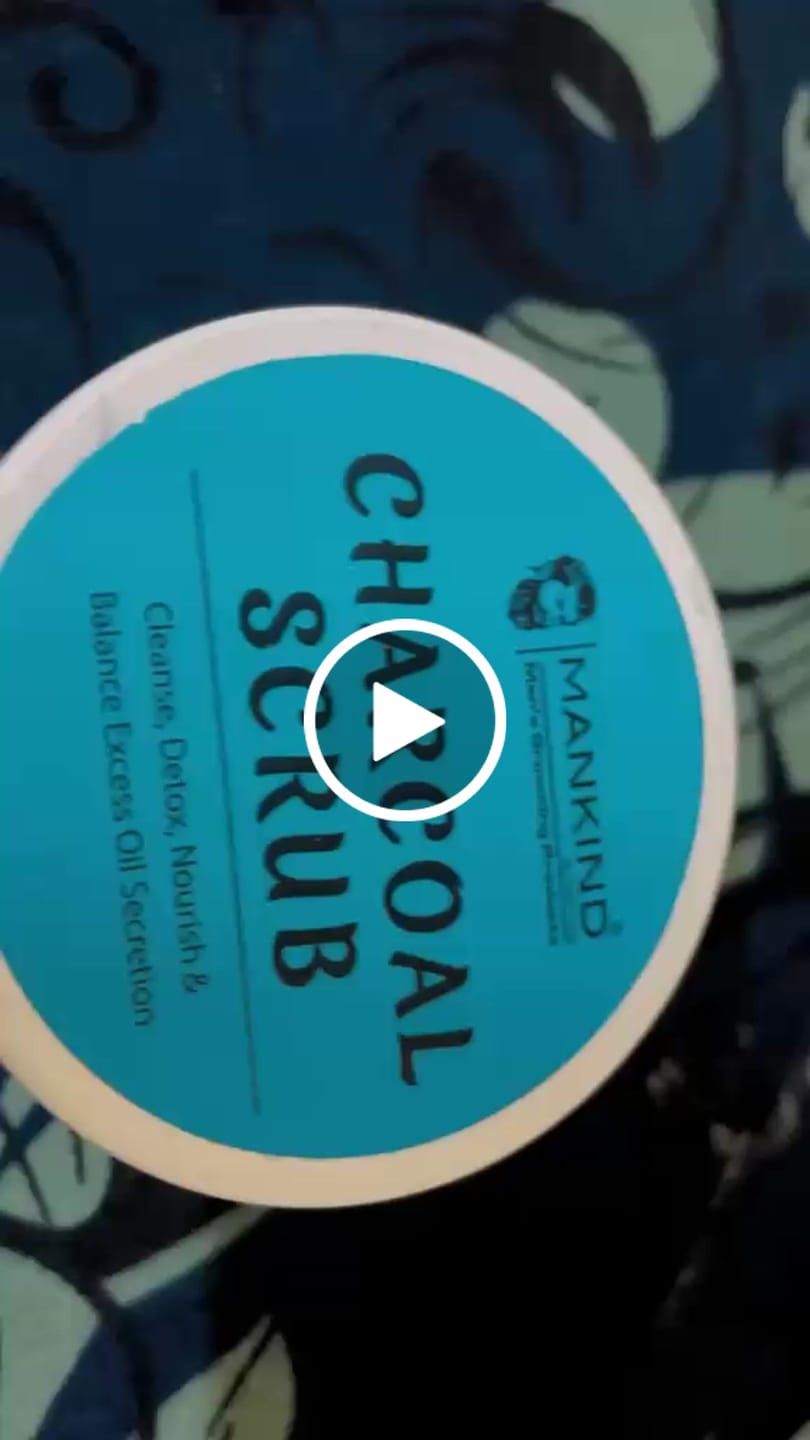 Customer video review of Charcoal Scrub – Exfoliates Dead Flaky Skin, Minimizes Pores, Removes Blackheads & Reduces Acne