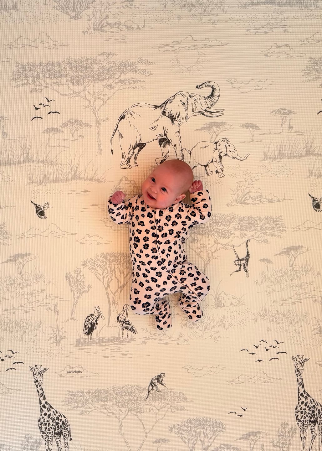 Customer photo review of Safari Toile/ Dune Play Mat