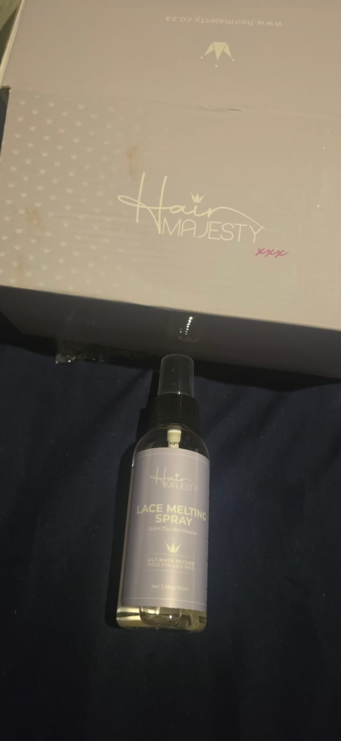 Customer photo review of Lace Melting Spray