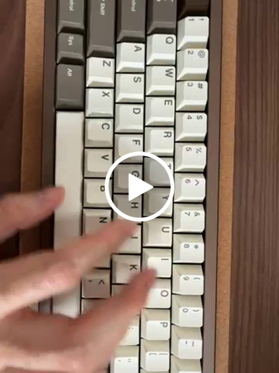 Customer video review of HMX EGG YOLK LINEAR SWITCH FACTORY LUBED (10PCS)