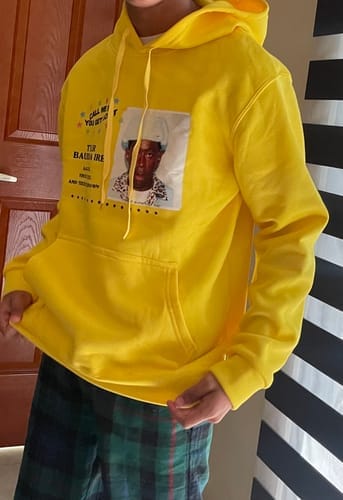 Customer photo review of Call Me If You Get Lost Hoodie