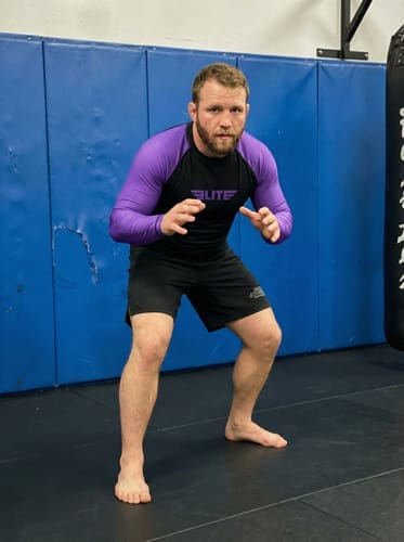 Customer photo review of Standard Purple Long Sleeve No-Gi Mens BJJ Rash Guard