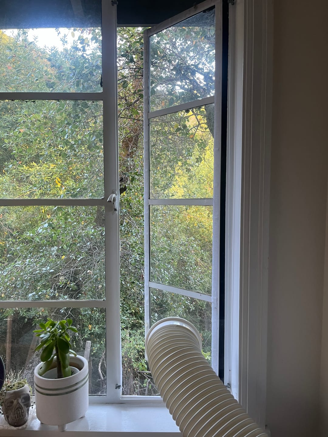 Customer photo review of Custom Portable AC Window Kit for Casement Windows