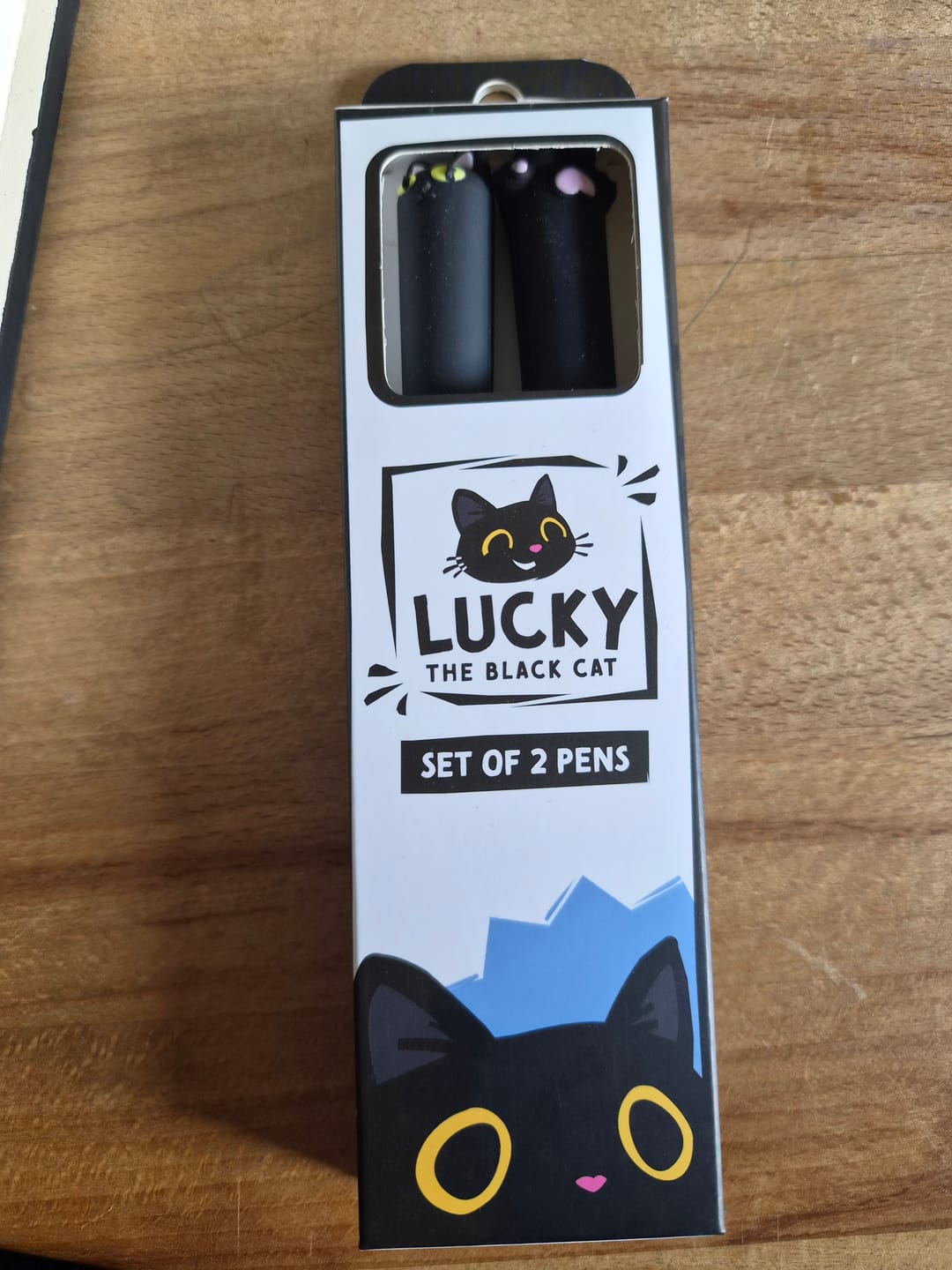 Customer photo review of Katzen Kugelschreiber 2er-Set – Stift mit Katzenohren und Pfoten
