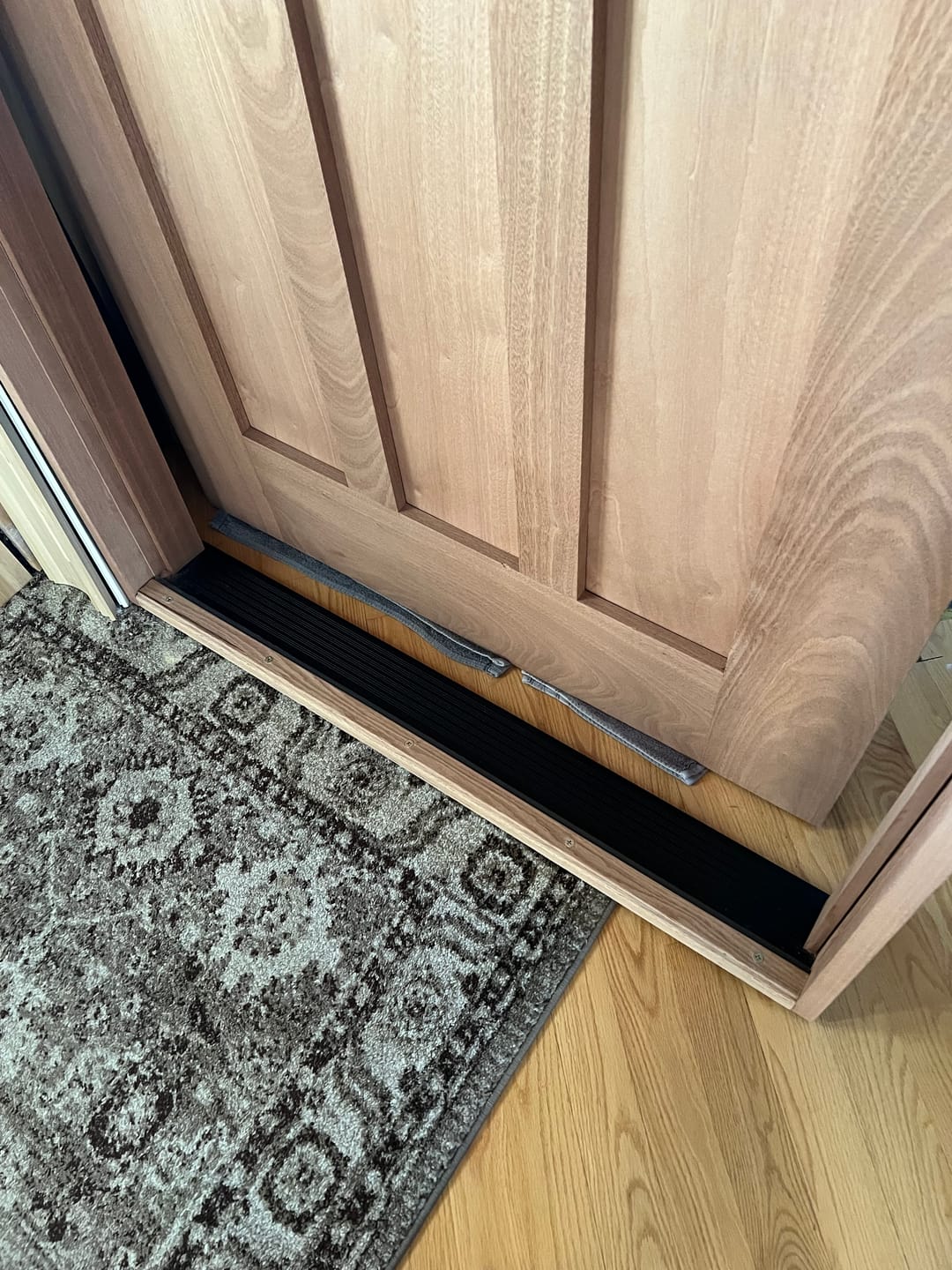 Customer photo review of 72" x 6" Inswing Threshold