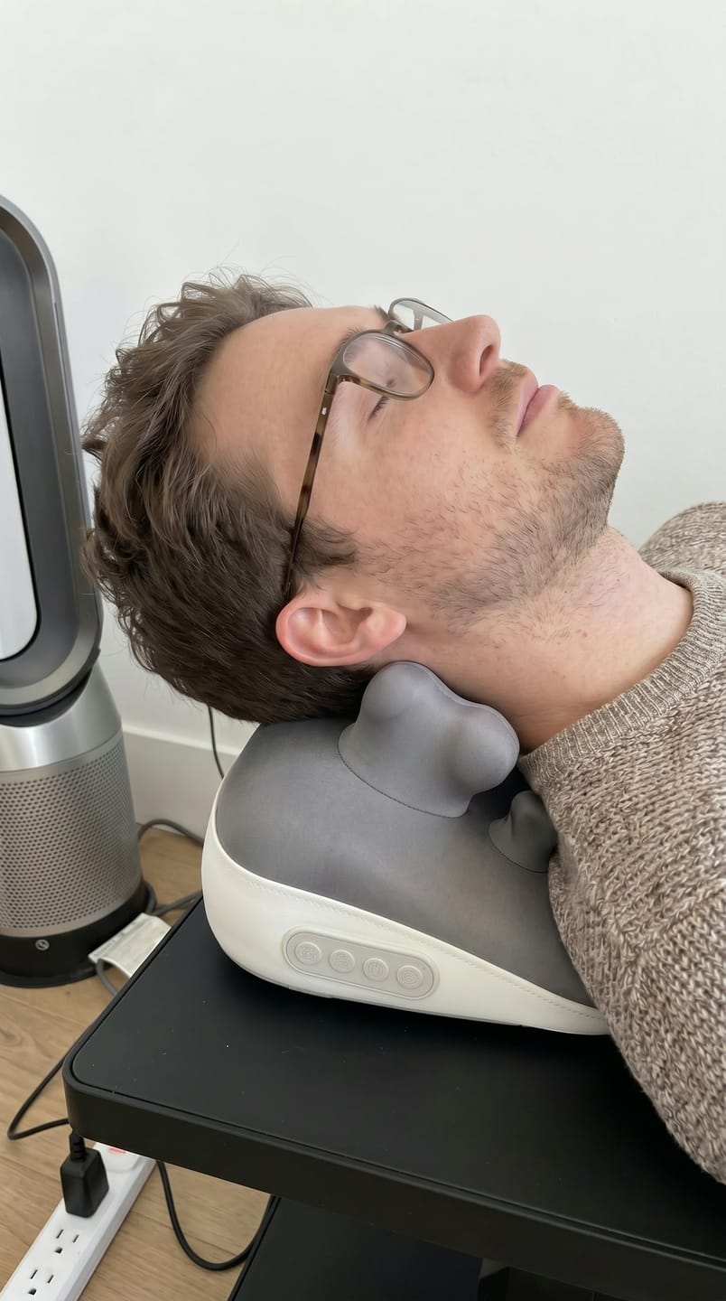 Customer photo review of HizooRelief™ Clinical-Grade Decompression Massager