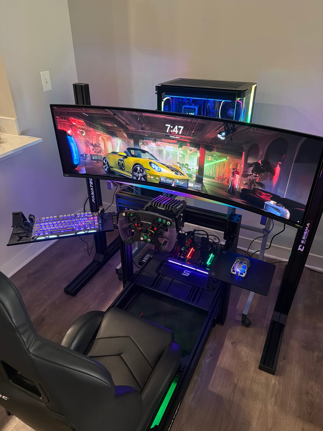 Customer photo review of Chassis Keyboard Tray