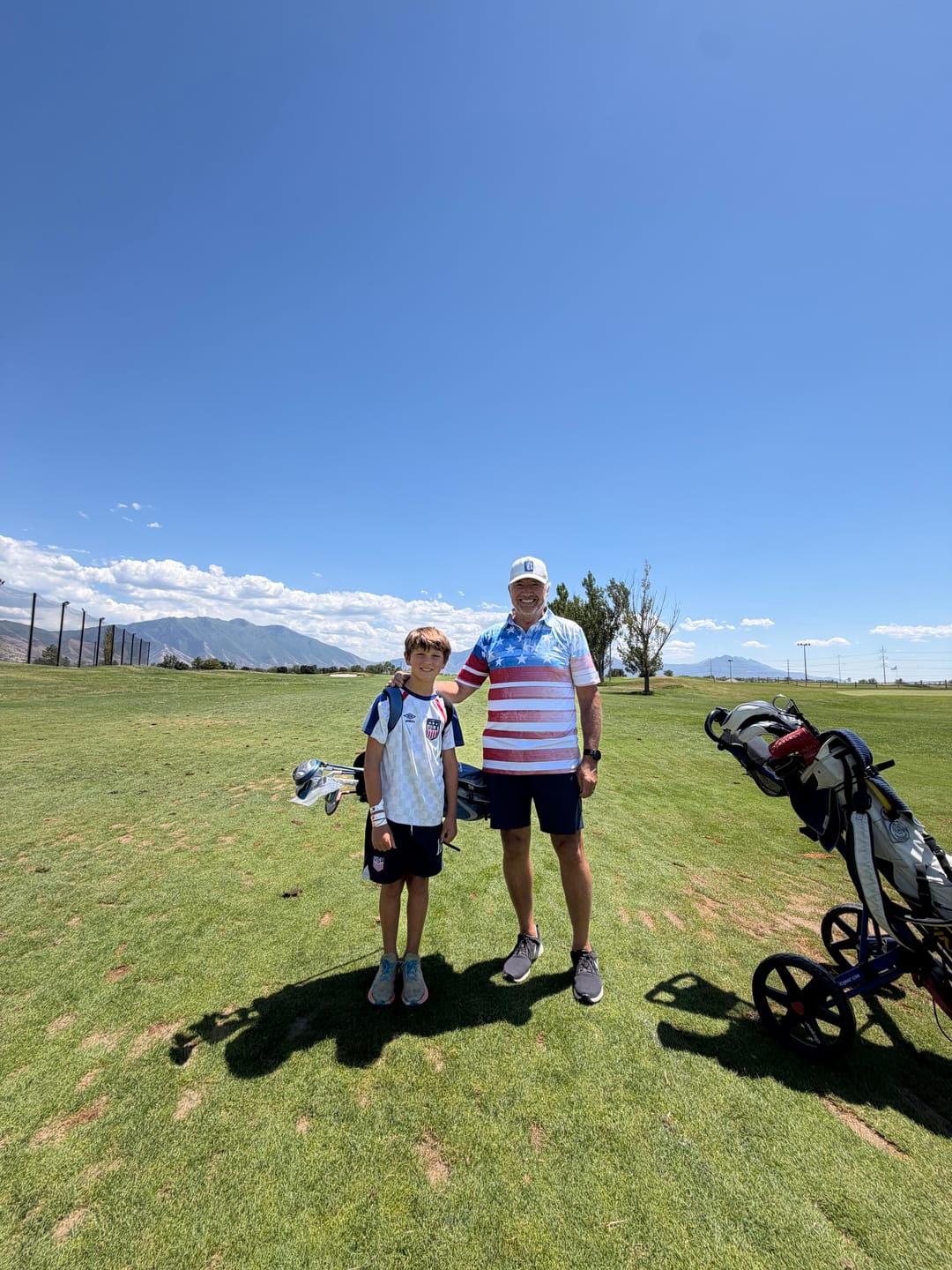 Customer photo review of The Patriot Golf Polo