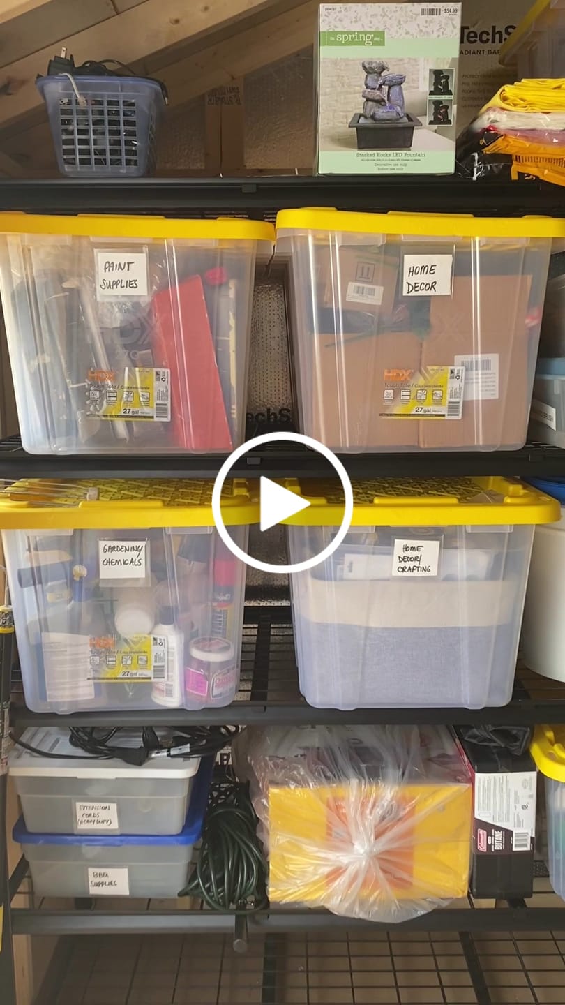Customer video review of REIBII 68" Extra-Wide 3-Tier Garage Shelving for Oversized Storage,Adjustable Metal Shelving for Garage,Basement,Warehouse