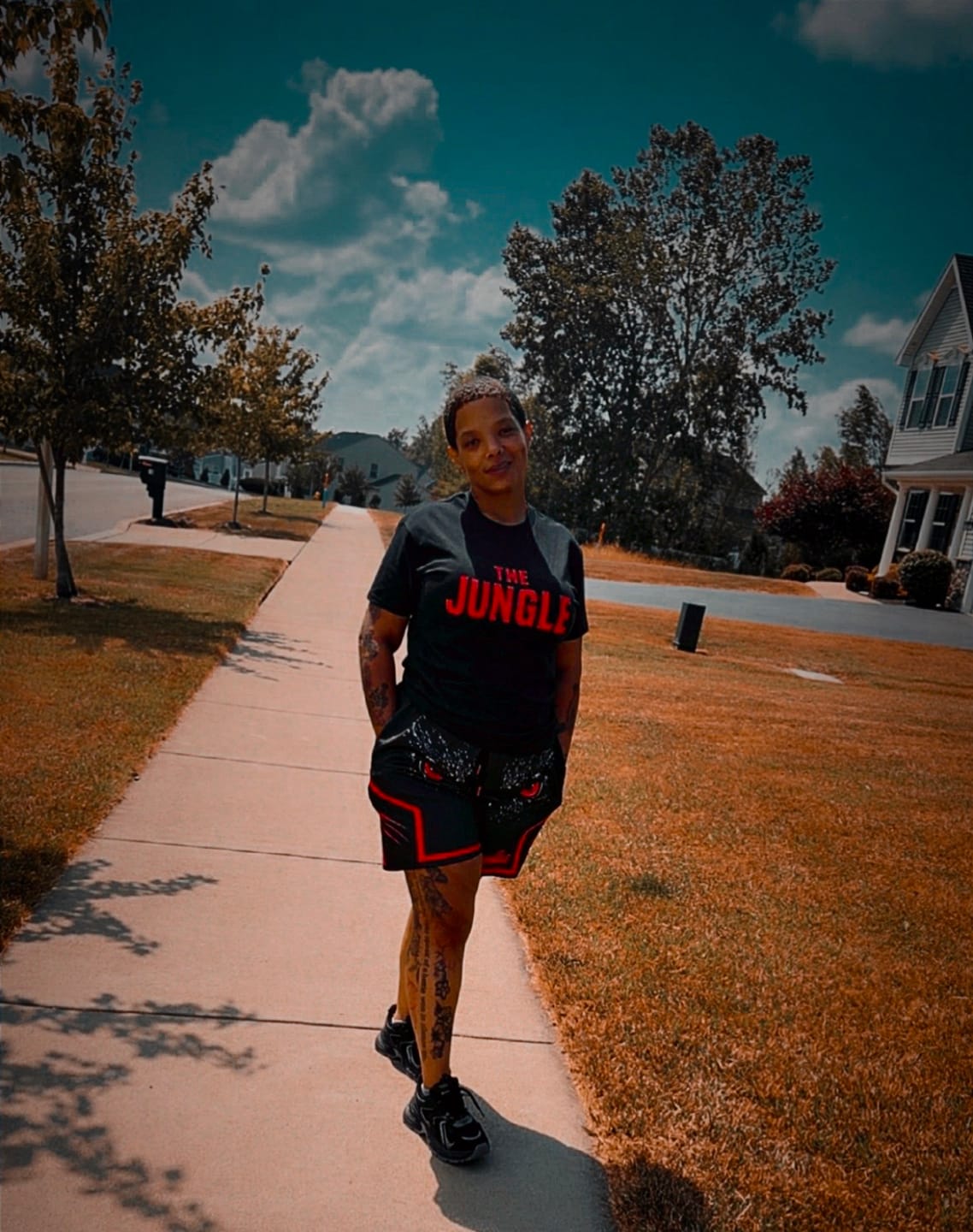 Customer photo review of The Jungle Signature Shorts | Limited Edition (100 Made)